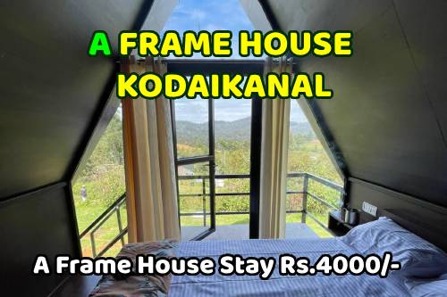 A-Frame Cabin in Kodaikanal